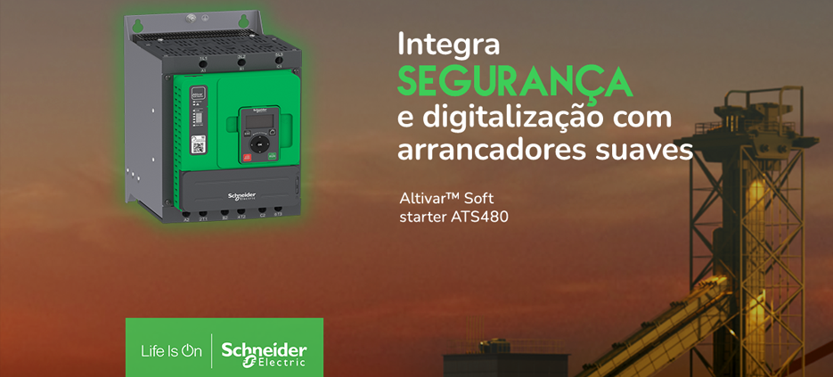 Novo arrancador Altivar ATS480  da Schneider Electric