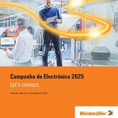 Logo do fornecedor Campanha   |   WEIDMÜLLER   |   2025-02   |   Let's Connect