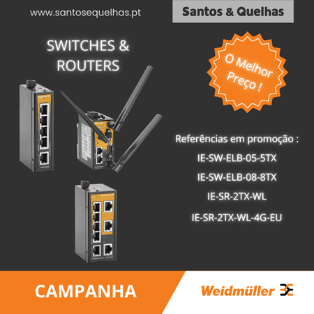 Logo do fornecedor Campanha   |   WEIDMÜLLER    |   2025-08   |   Switches & Routers