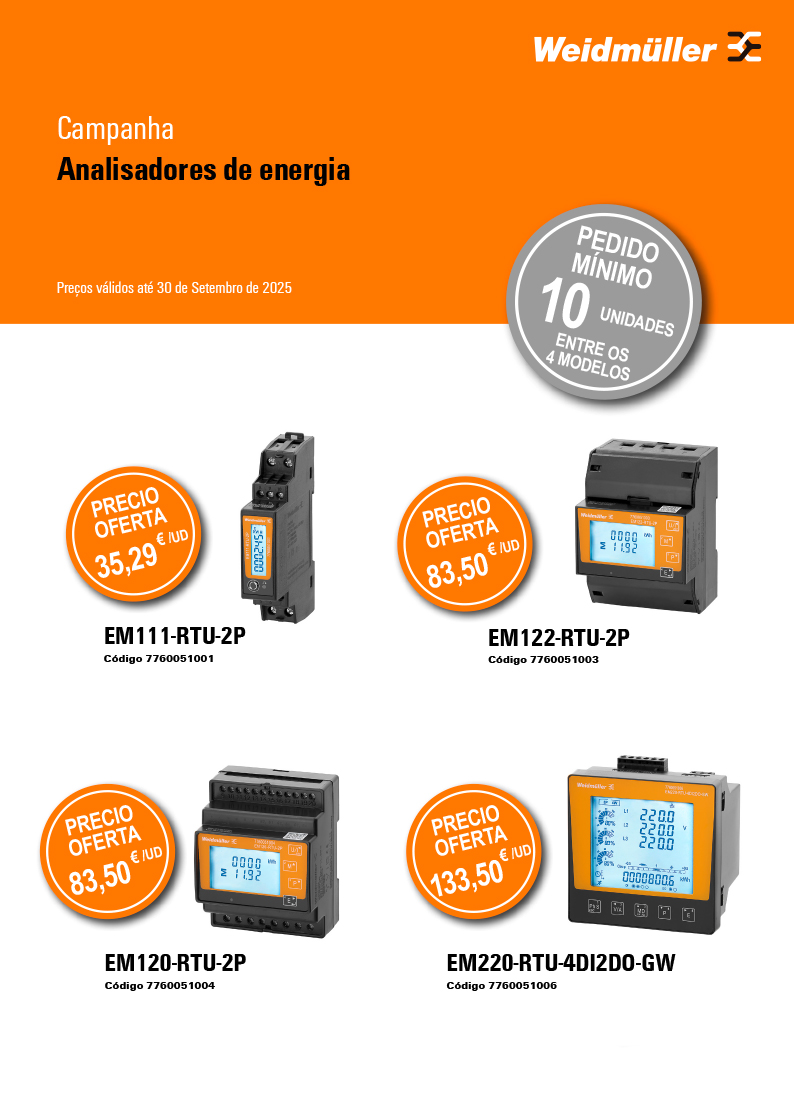Analisadores de Energia Weidmuller